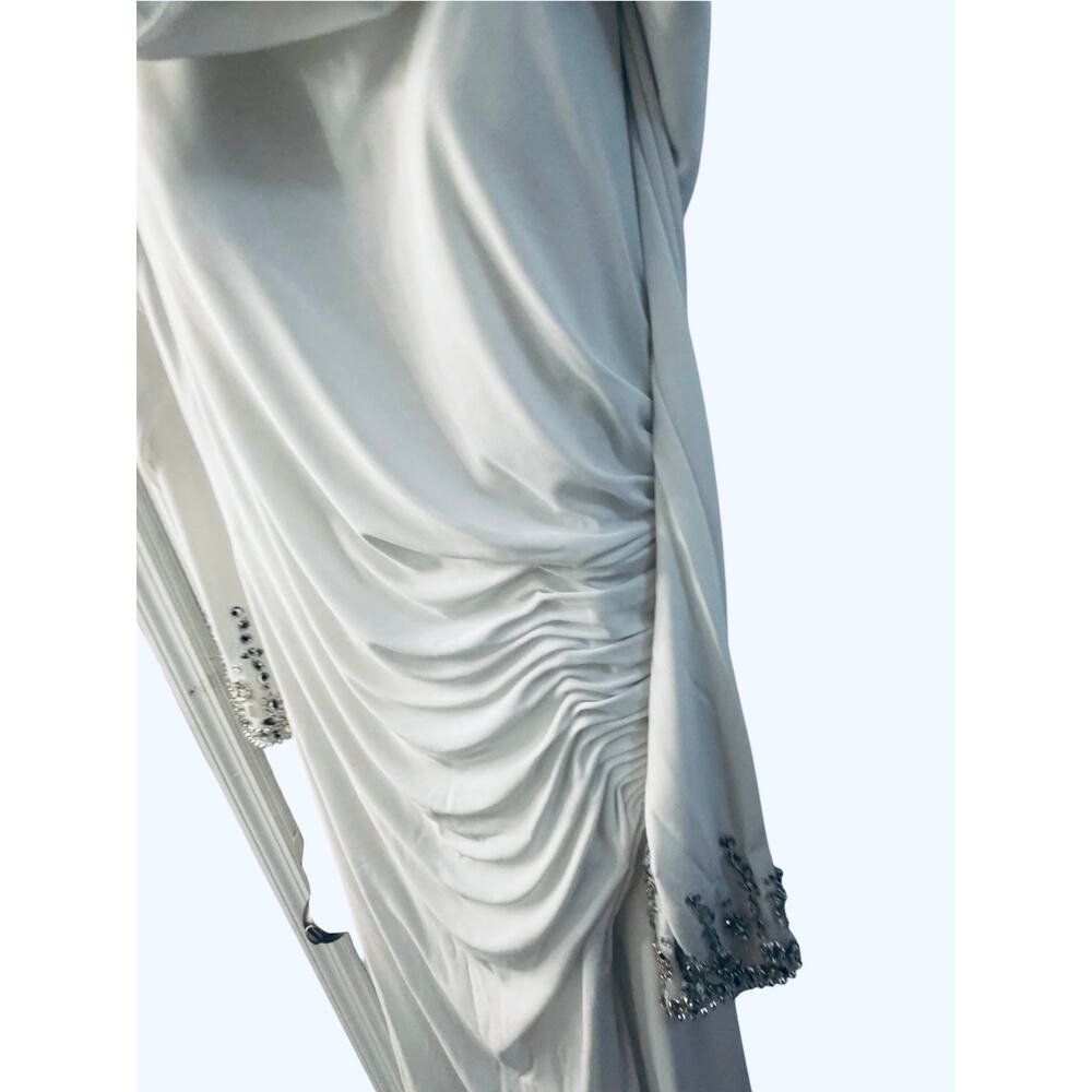 Elegant Mac Duggal Jeweled Cuff Asymmetrical Evening Gown - Picture 9 of 16